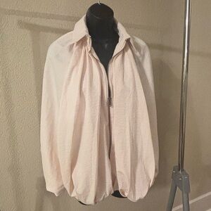Cream Zip-Up Jacket